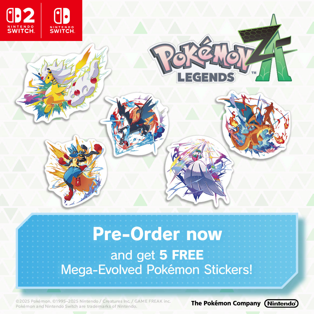 Pokémon Legends: Z-A with FREE Stickers (Switch 2)