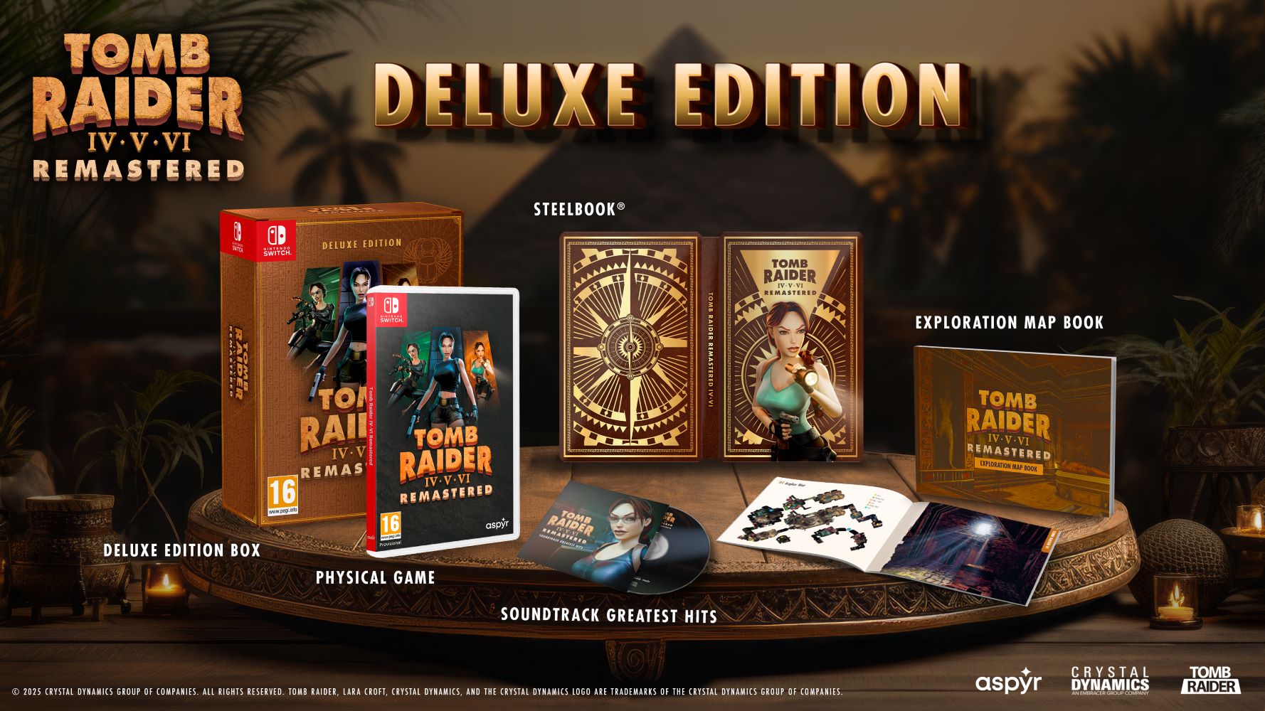 Tomb Raider IV-VI Remastered Starring Lara Croft: Deluxe Edition (Switch)