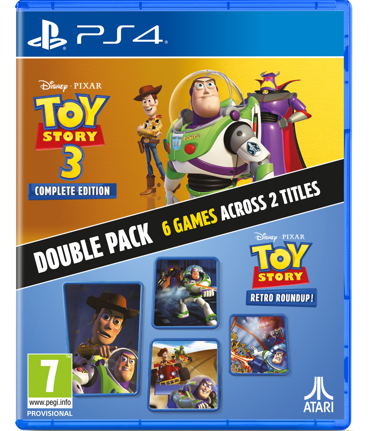 Toy Story: Retro Roundup! + Toy Story 3 Complete Edition Double Pack (PS4)