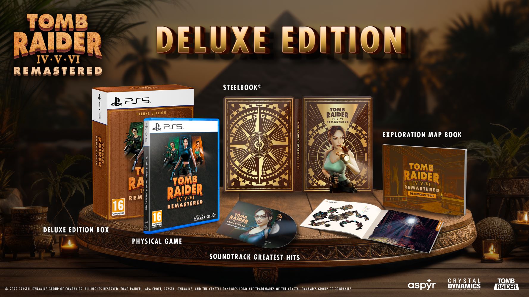 Tomb Raider IV-VI Remastered Starring Lara Croft: Deluxe Edition (PS5)