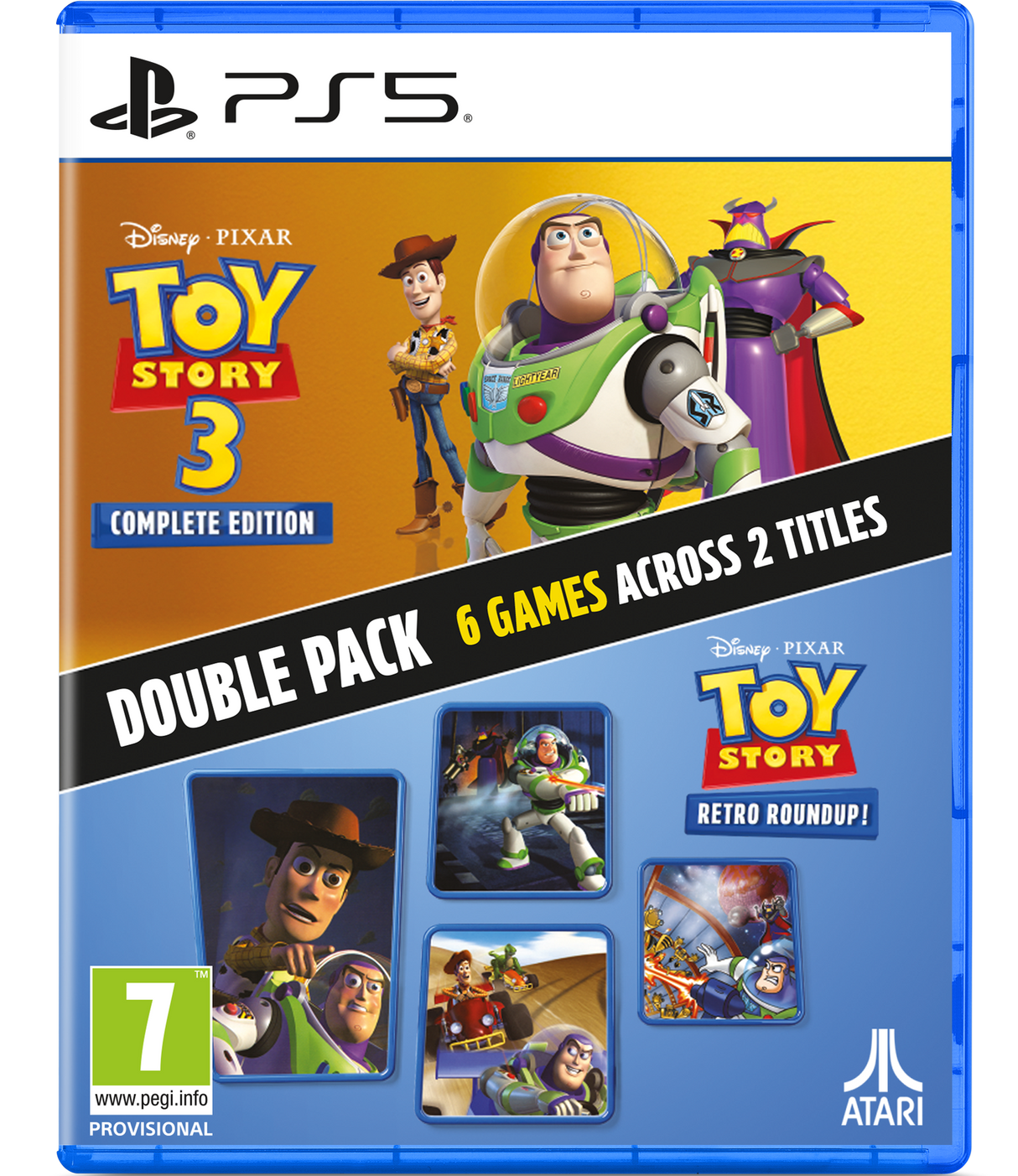 Toy Story: Retro Roundup! + Toy Story 3 Complete Edition Double Pack (PS5)