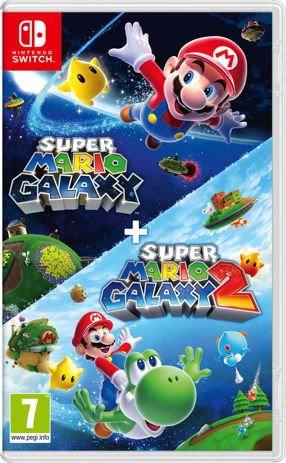Super Mario Galaxy + Super Mario Galaxy 2 with FREE Microfibre Cloth (Switch)