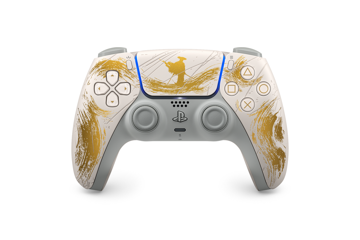 DualSense® Wireless Controller – For PS5, PC, Mac & Mobile – Ghost of Yōtei Gold Limited Edition