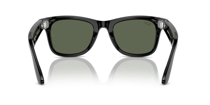 RAY-BAN META WAYFARER GLASSES - MATTE BLACK/GRAPHITE GREEN (RW4008)