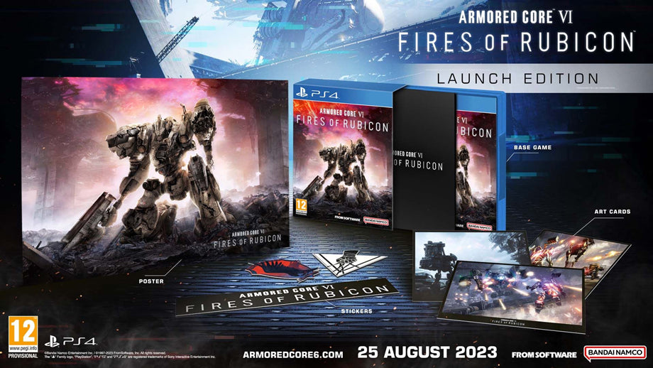 Armored Core VI: Fires of Rubicon Launch Edition (PS4)