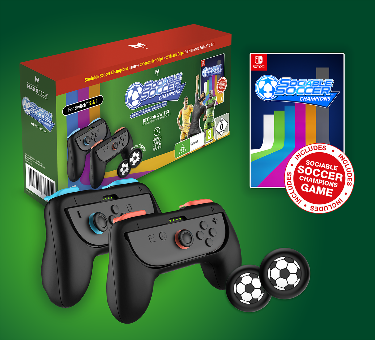 Sociable Soccer Champions Kit (Switch)