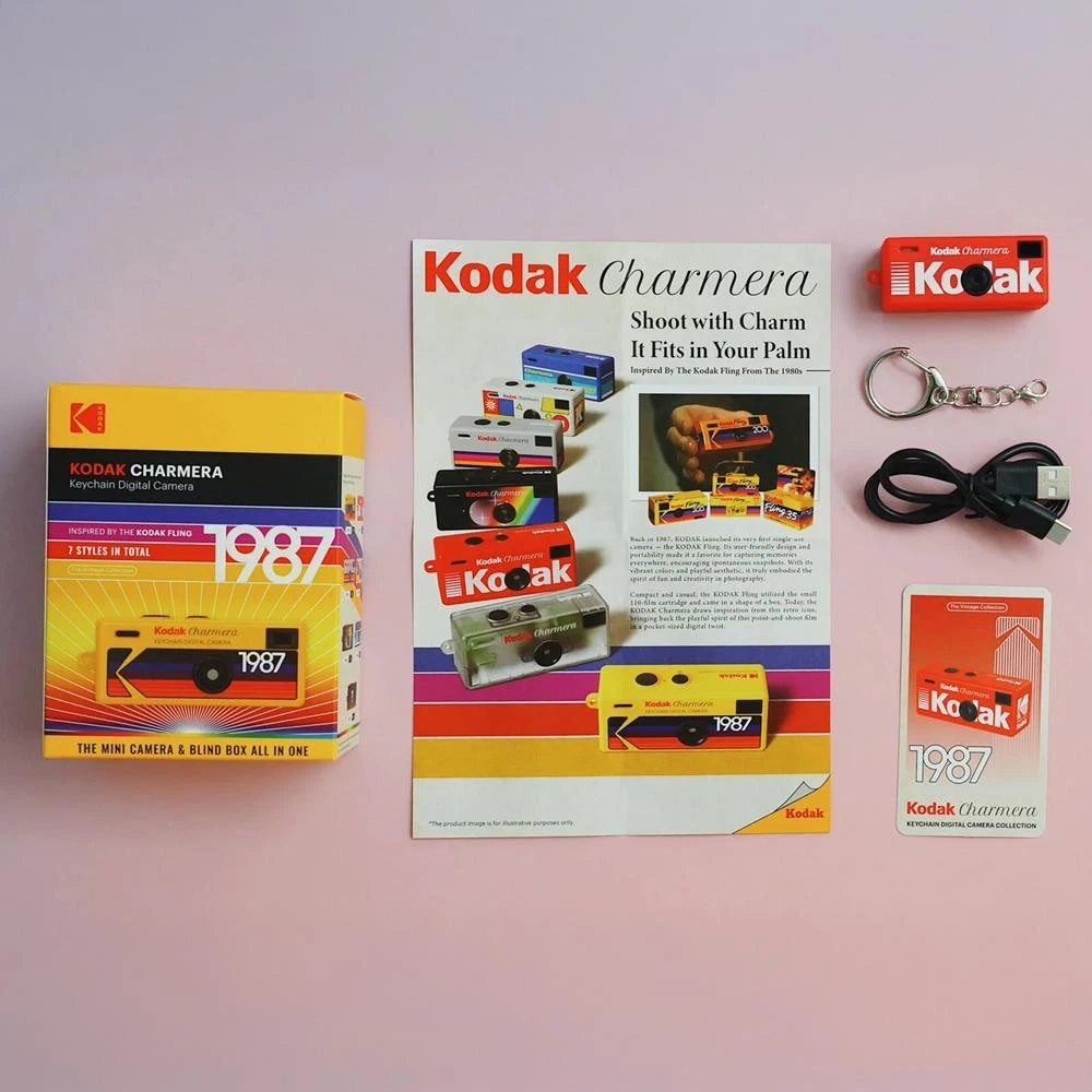 Kodak Charmera Keychain Digital Camera Blind Box (RK0601)