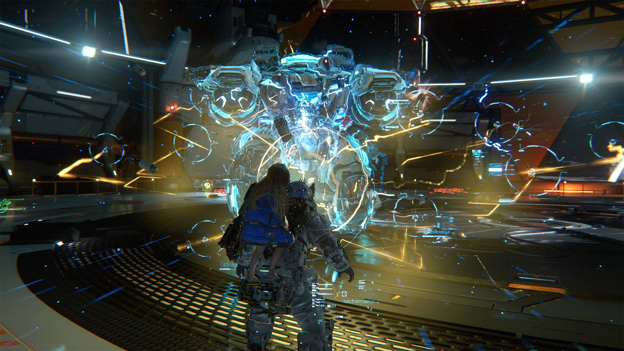 Hugh battles more robots in Pragmata whilst Diana shelters from harm ready to solve puzzles when called on