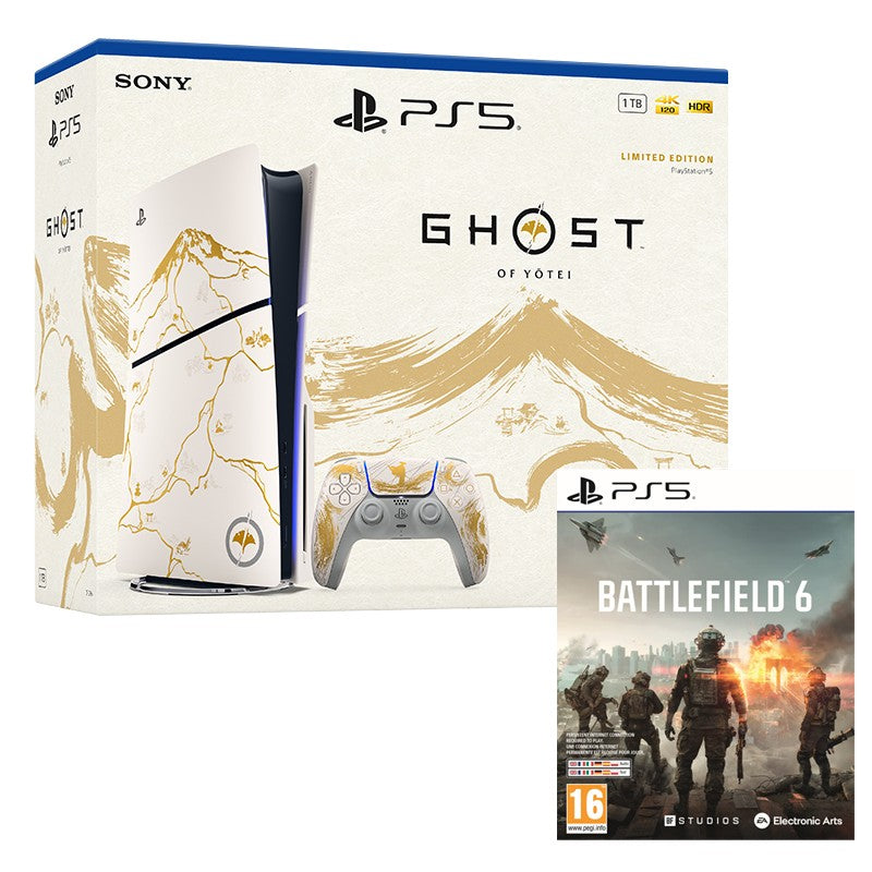 PlayStation 5 Console - Ghost of Yotei Limited Edition Bundle and Battlefield 6 (PS5)