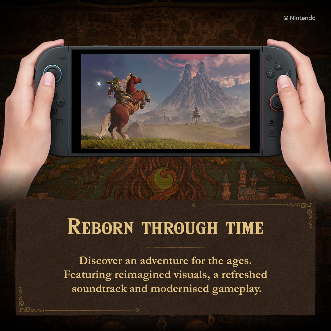 Nintendo Switch 2: The Legend of Zelda 40th Anniversary Console with Ocarina of Time (Switch 2)