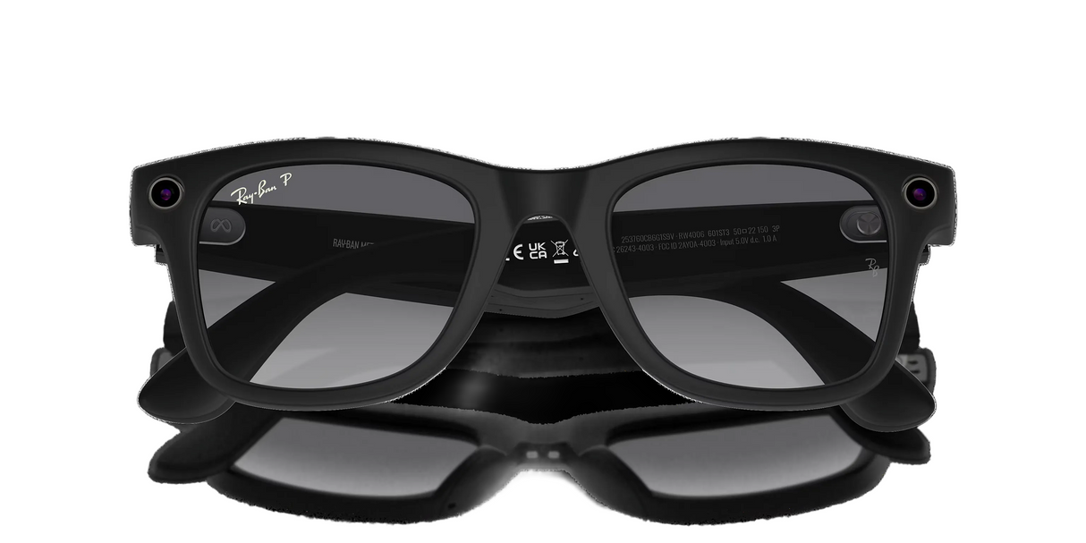 Ray-Ban Meta Wayfarer Sunglasses - Graphite RW4006 - 50mm