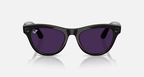RAY-BAN META SKYLER GLASSES (RW4010) - SHINY BLACK/CLEAR