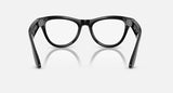 RAY-BAN META SKYLER GLASSES (RW4010) - SHINY BLACK/CLEAR