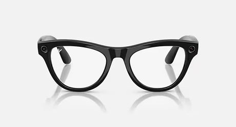 RAY-BAN META SKYLER GLASSES (RW4010) - SHINY BLACK/CLEAR