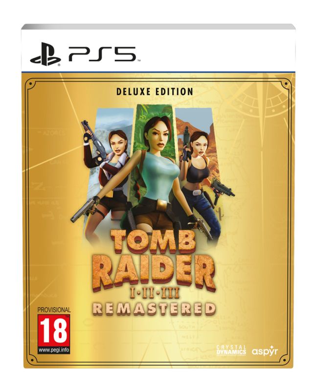 Tomb Raider I-III Remastered Starring Lara Croft - Deluxe Edition (PS5)