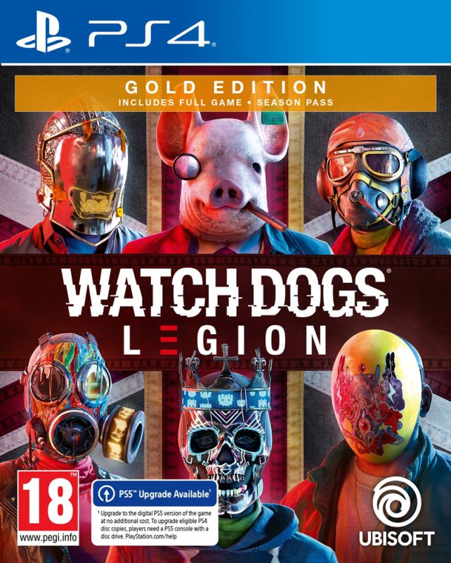 Watch Dogs Legion Gold Edition With Free Steel Book (PS4)