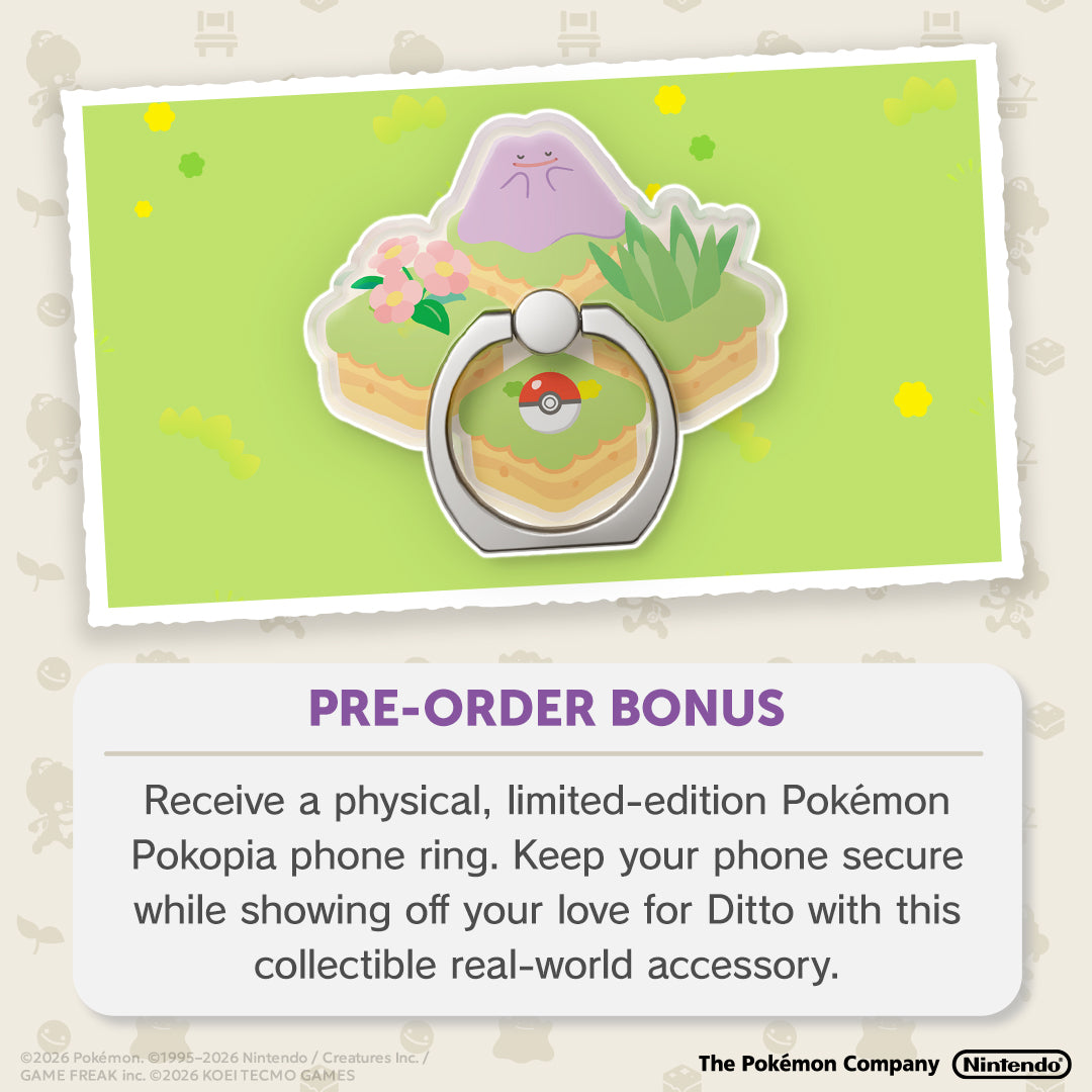 Pokémon Pokopia with FREE Phone Ring (Switch 2)