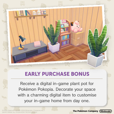 Pokémon Pokopia with FREE Phone Ring (Switch 2)