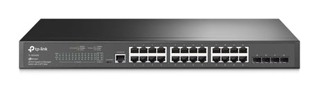 TP-Link JetStream TL-SG3428MP 28-Port Metal Gigabit L2+ Managed Switch with 24-Port PoE+