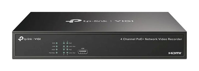 TP-Link VIGI 4 Channel PoE+ Network Video Recorder