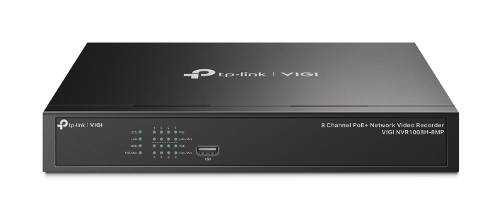 TP-Link VIGI 8 Channel PoE+ Network Video Recorder