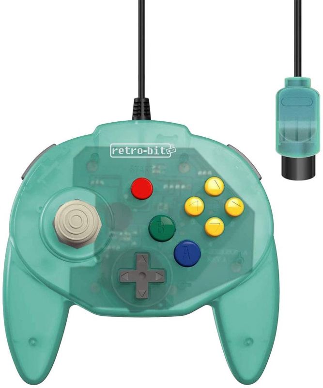 Retro Tribute 64 Clear Green Controller (Nintendo 64)
