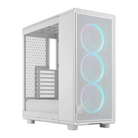Fractal Epoch White TG RGB Clear Tint PC Case