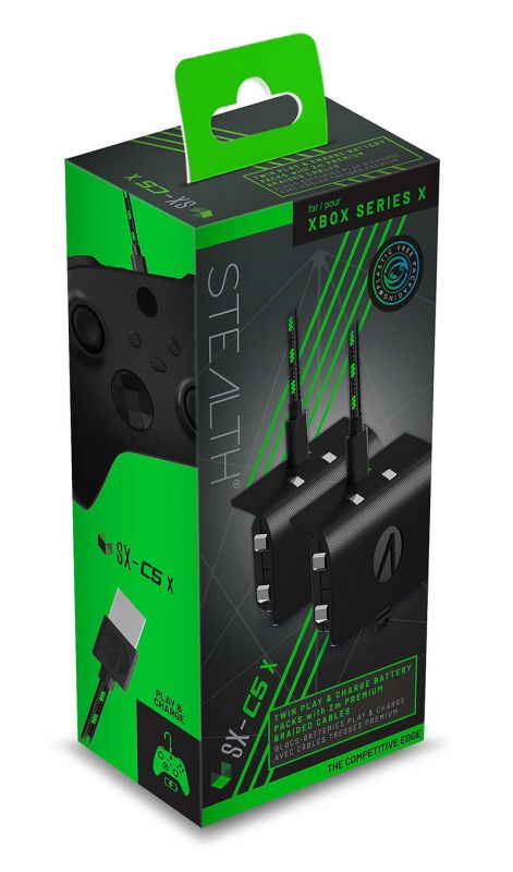 Stealth SX-C5X Twin Play & Charge Battery Packs - Black (Xbox Series X)