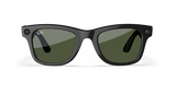 RAY-BAN META WAYFARER (GEN 1) GLASSES - SHINY BLACK/G-15  GREEN - LARGE
