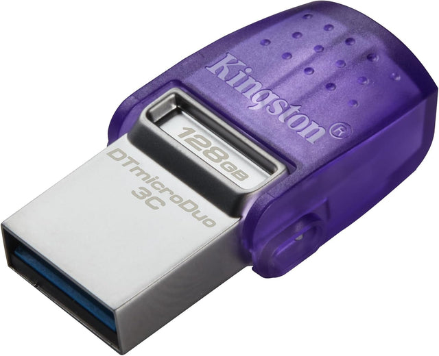 Kingston DataTraveler microDuo 3C USB Flash Drive 64GB USB Gen 3 Type-C and Type-A - DTDUO3CG3/64GB