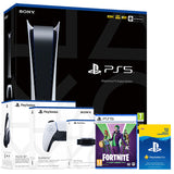 PlayStation 5 Console Digital, Controller, HD Camera, Headset, Fortnite,PlayStation Plus 12 Month