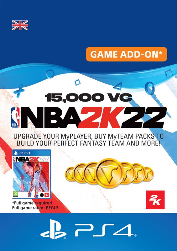 NBA 2K 15,000 VC - UK Account