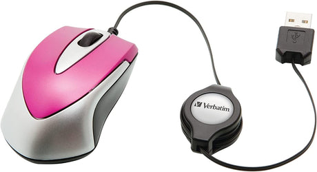 Verbatim GO MINI OPTICAL TRAVEL MOUSE HOT PINK