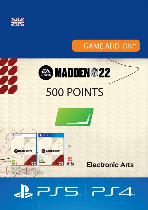 MADDEN NFL 22 - 500 Madden Points - UK account