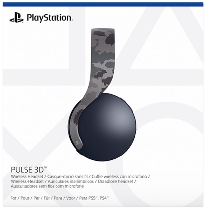 PlayStation 5 Pulse 3D Wireless Headset - Grey Camouflage (PS5)