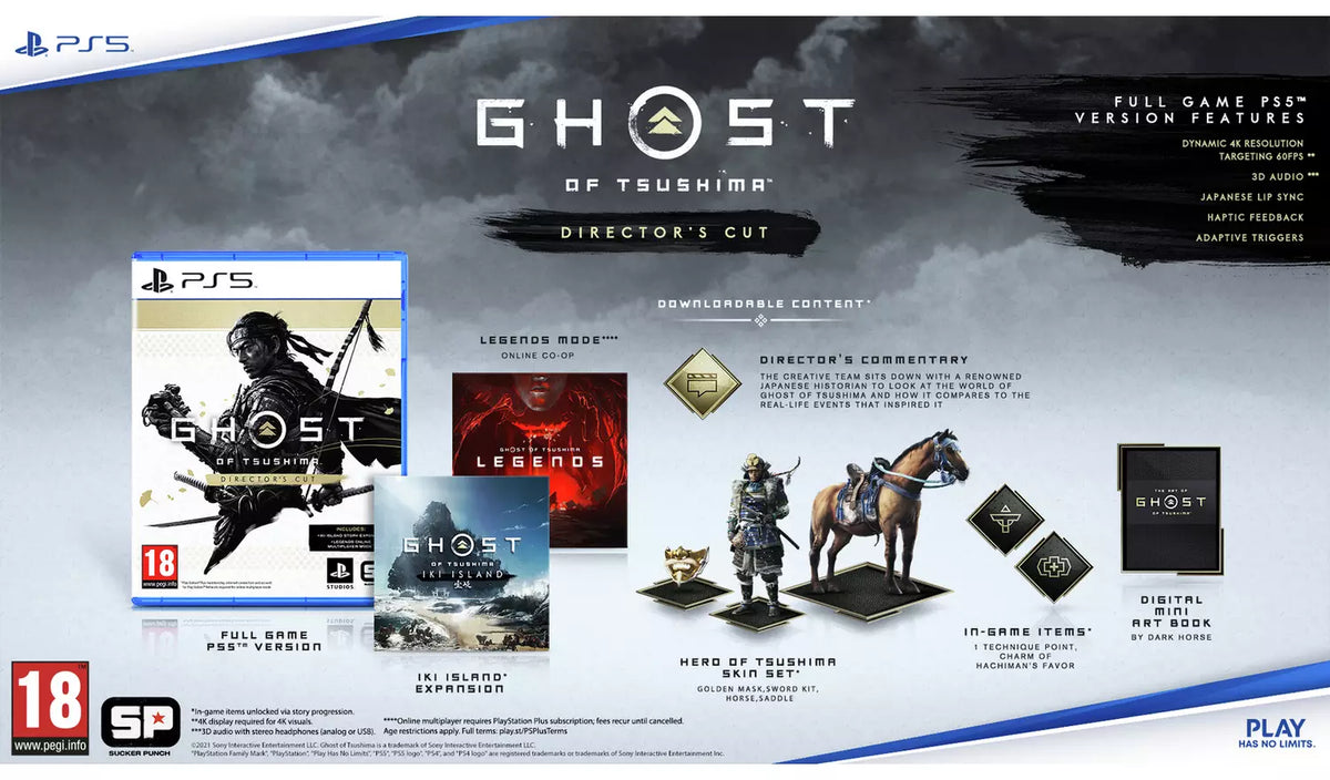 Ghost Of Tsushima Director's Cut [EN, FR, ES, AR, PT] (PS5)