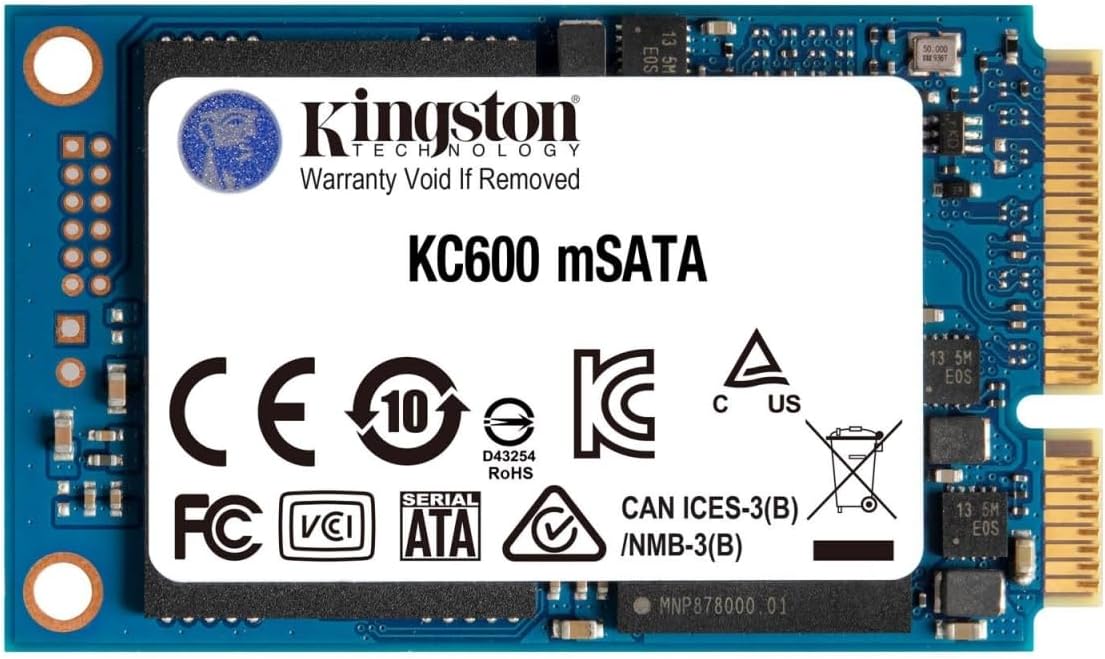 Kingston KC600 SSD 1024GB SATA3 mSATA - SKC600MS/1024G