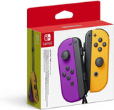 Nintendo Switch Joy-Con Controller Pair - Neon Purple/Neon Orange (Switch)
