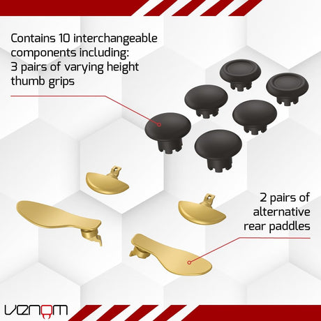 Venom DualSense Edge Customisation Kit (PS5)