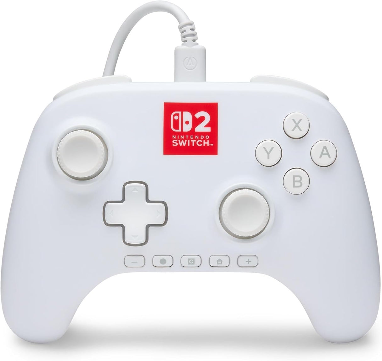 PowerA Advantage Wired Controller with Lumectra - White (Switch 2)