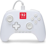 PowerA Advantage Wired Controller with Lumectra - White (Switch 2)