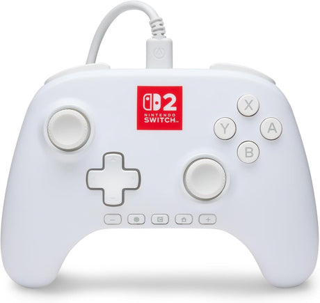 PowerA Advantage Wired Controller with Lumectra - White (Switch 2)