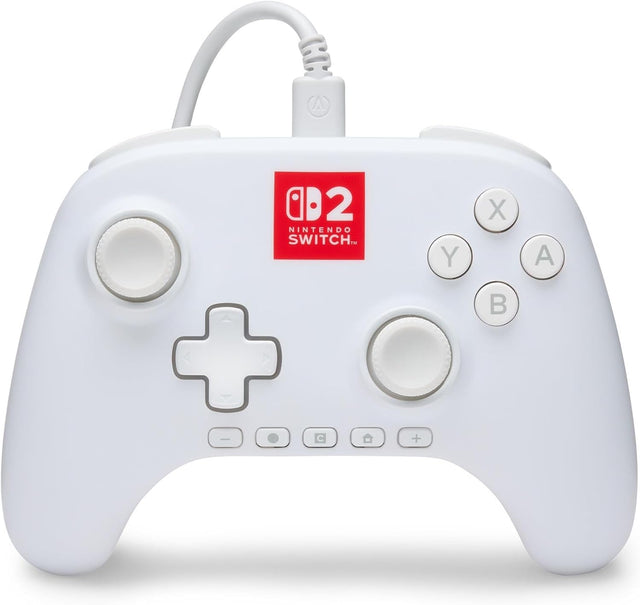 PowerA Advantage Wired Controller with Lumectra - White (Switch 2)
