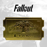 Fallout Nuka-Cade 24k Gold-Plated Ticket