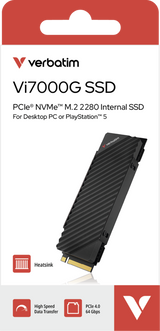 Verbatim Vi7000G PCIe NVMe M.2 2280 Internal Solid State Drive 1TB