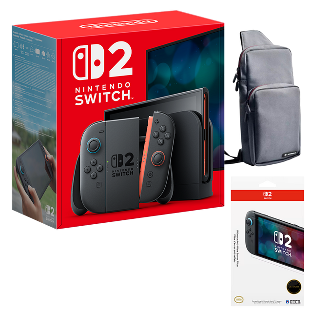 Nintendo Switch 2 Console with FREE Snakebite Sling Case and Hori Screen Filter