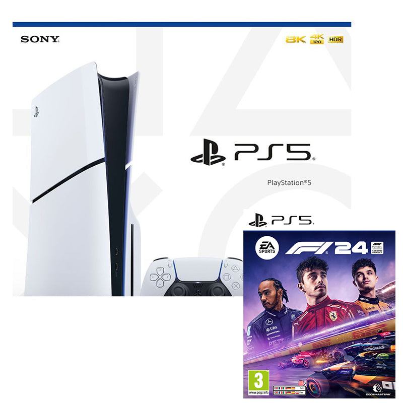 PlayStation 5 Console [Model Group - Slim] and EA Sports F1 24 (PS5)