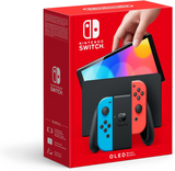 Nintendo Switch Console - Neon Red and Neon Blue (Longer Battery Life) (Switch)