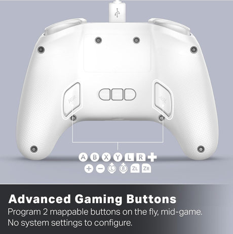 PowerA Advantage Wired Controller with Lumectra - White (Switch 2)