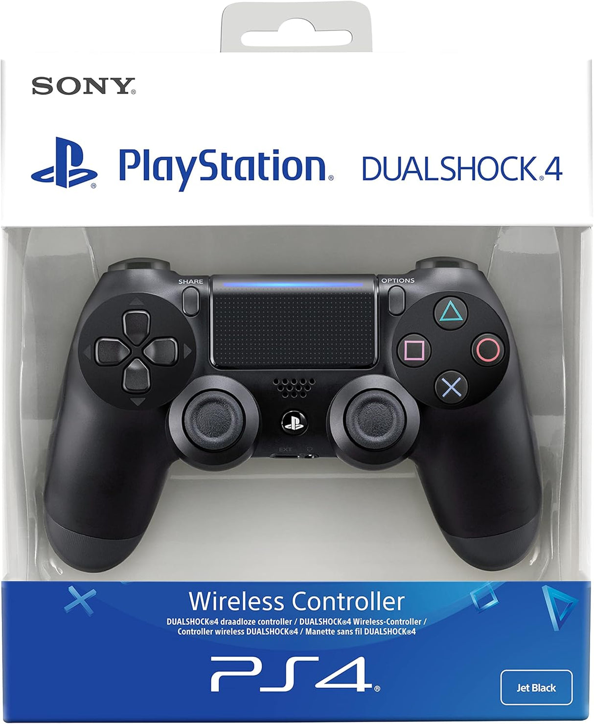 Sony PlayStation DualShock 4 Wireless Controller - Jet Black (PS4)